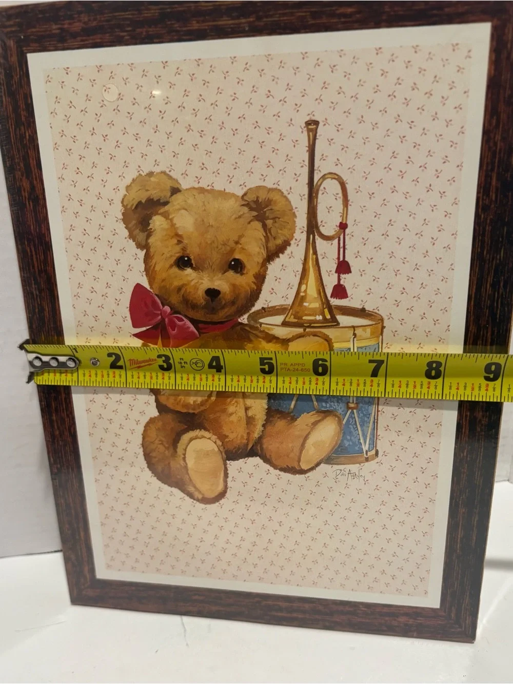 2 unframed lithograph print by artist Don Ashley from this vintage 1980s nursery